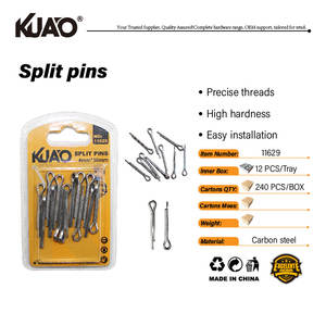 Emballage de détail avec <span class=keywords><strong>trou</strong></span> de suspension, Goupille de sécurité <span class=keywords><strong>anti</strong></span>-desserrage pour fixation, 4*30MM 50g - Product Image 3