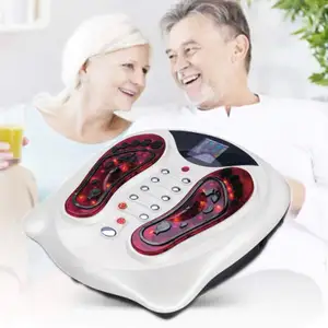 Estimulador digital isqueez, estimulador hayati para terapia digital, massageador de pé ems de turmalina