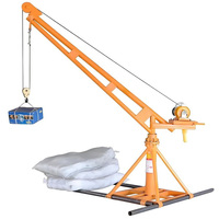 Vente en gros Mini grue élévatrice Singe Jib Crane 360 degrés avec palan électrique Industrie de la construction de maisons en plein air