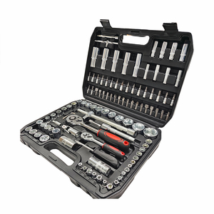 108 pièces clé à cliquet à tête flexible réglable ensembles de clés dynamométriques multifonctions voiture bateau moto et vélo outils de réparation - Product Image 2