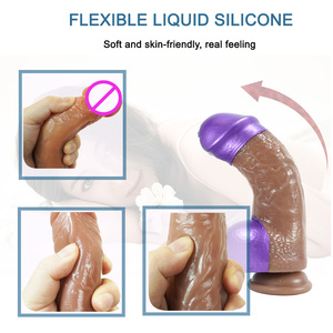 Silicone realistico 572g grande pene telecomando per la pelle sensazione di riscaldamento Dildo vibratore sesso giocattolo per le donne adulti per gli uomini giocattoli sessuali - Product Image 4