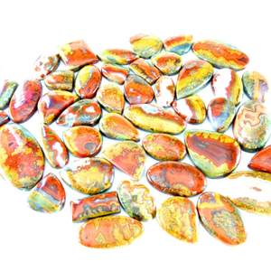 Agate marocaine, pierre cabochon, pierre précieuse non montée pour la création de bijoux - Product Image 1