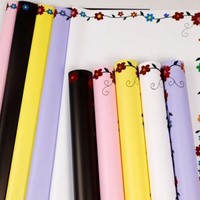 Papier d'emballage cadeau pour bouquets de fleurs, mat, doux, de qualité supérieure, pour la Saint-Valentin