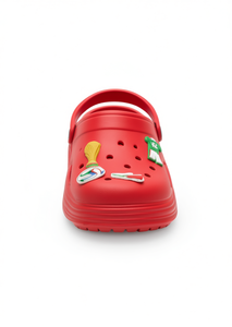 Sandali Zoccoli per Bambini con Spille Animate, Taglia 19, Colori Misti, Punta Rotonda, Tomaia in EVA, Stile Estivo - Product Image 1