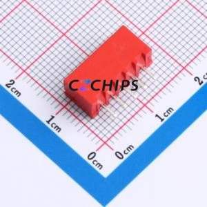 WAFER-XH2.54-5PZZ-R62 Wire-to-Board Pin Header Through hole Component (THT),P=2.54mm Connector 1x5P 2.5mm Through Hole XH - Product Image 2