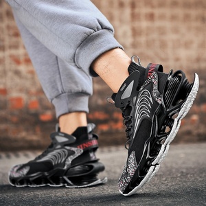 Chaussures de <span class=keywords><strong>grande</strong></span> taille pour hommes, baskets de course respirantes en maille augmentée, chaussures de sport pour hommes, nouvelle collection automne <span class=keywords><strong>2022</strong></span> - Product Image 2