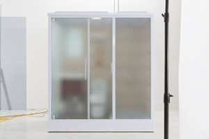 Deluxe xncp di động đúc sẵn mô-đun phòng tắm Pod góc hiện đại vách tắm kính hình chữ nhật nhà vệ sinh khách sạn 5 + năm - Product Image 2