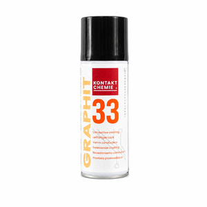 Kontakt <strong>Chemie</strong> Graphite 33 Electrically Conductive Coating Spray Anti Static ESD Black Graphite Lacquer for Plastic Wood Glass - Product Image 4