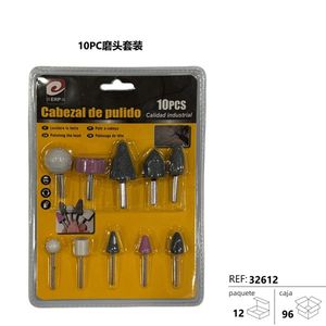 Cabezal De Pulido 10Pc Industrial Grinding Head Set For Metal Polishing - Product Image 3