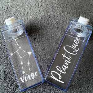 Échantillon Gratuit : Bouteilles Carrées pour Lait, Sans BPA, Transparentes, Anti-Fuite, Lavables au Lave-Vaisselle, Idéales pour les Fêtes, Design Minimaliste - Product Image 6