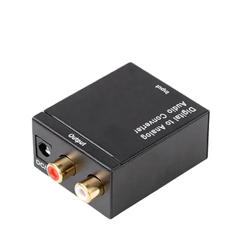 SYONG Optical Fiber Coaxial Rca 3.5mm Digital To Analog Audio Extender Video Converter