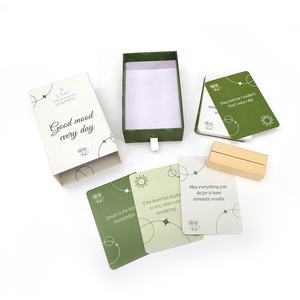 Kustom dicetak setiap hari Terima kasih positif inspirasi perempuan kartu afirmasi cinta sendiri untuk Set kemasan kotak kertas dengan Logo - Product Image 3