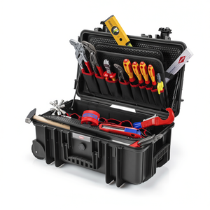 Valise à outils sanitaires robuste 26 Move de 17 pièces avec roulettes et compartiments organisés pour usage professionnel - Product Image 2