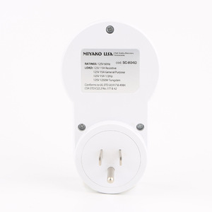 Prise intelligente US avec minuterie numérique, économie d'énergie, réglage programmable de l'heure (Marche/Arrêt) - Product Image 2