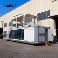 Maison modulaire à deux étages de luxe Tech Savy Weishu, alimentée à l'énergie solaire, écologique, salon, utilisation en parc