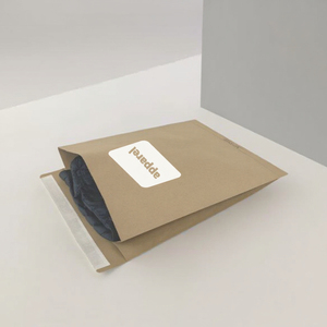 Plastic-free Brown <strong>Paper</strong> Expandable <strong>Envelopes</strong> Custom <strong>Size</strong> Kraft Gusseted Mailer for Apparel <strong>and</strong> Textiles - Product Image 1