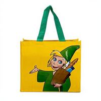 Bolsa de Polipropileno Resistente, Impermeable, con Asa, Plegable, Reutilizable, Tejida en PP, para Venta al Por Mayor