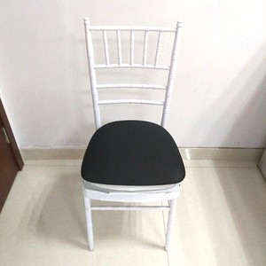 Housse de <span class=keywords><strong>chaise</strong></span> extensible de haute qualité C002 - Couleurs ivoire, blanc et noir, avec paillettes, pour la protection des sièges de chaises de salle à manger, idéale pour les mariages - Product Image 3