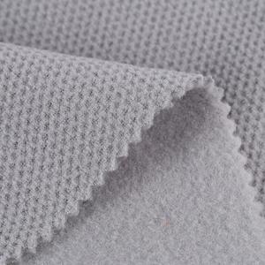 Fabricantes suministro reciclado 100 poliéster piña de punto Hometextile Coral polar tela <span class=keywords><strong>para</strong></span> Manta con capucha/zapatillas - Product Image 2