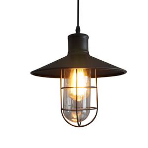 Luminaire suspendu extérieur en acier inoxydable noir, abat-jour pagode E26, LED 3500K blanc chaud, AC220V, télécommande, hauteur réglable, garantie 5 ans - Product Image 1