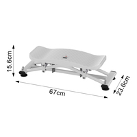 Simulador de Snowboard Multifuncional con Base Antideslizante, Máquina de Step para Esquí Ligera para Entrenamiento de Piernas y Core