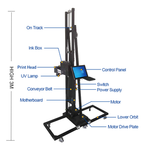 Máquina de impresora de pared 3D de alta calidad y mejor <span class=keywords><strong>precio</strong></span> con cabezal de impresión DX7 Impresora de pared vertical - Product Image 2