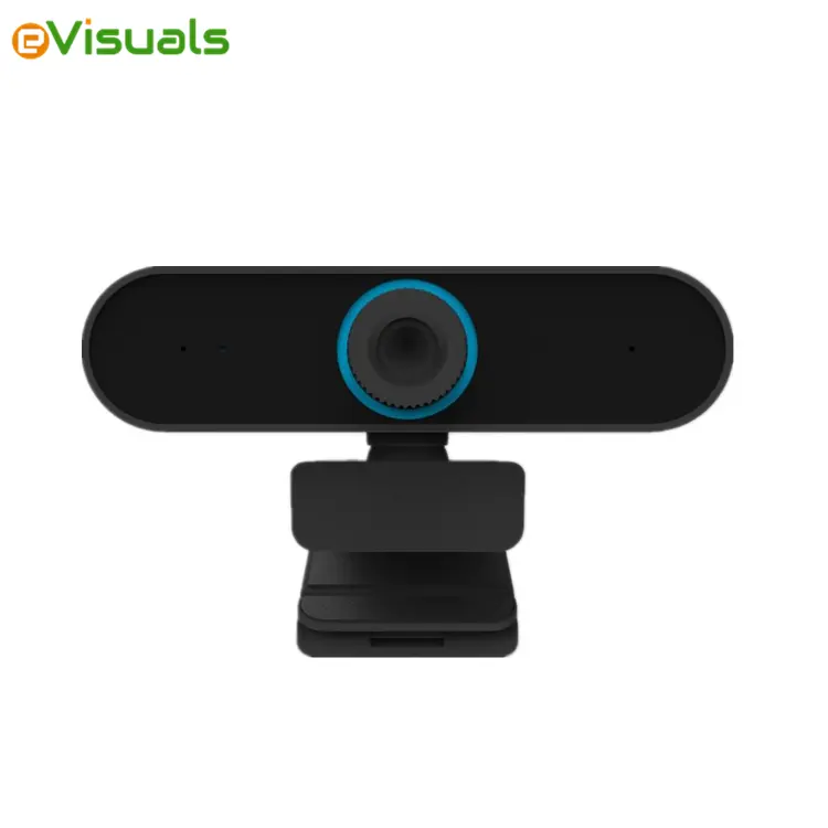 High definition Webcam with dual microphone and privacy cover for online class