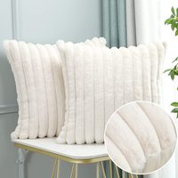Housse de coussin en polyester matelassée brodée pour canapé de salon ou baie vitrée, style moderne haut de gamme