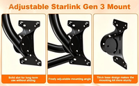 Support de toit réglable de haute qualité Starlink G3/V3, connecteur d'installation de toit, accessoires de tuyauterie coudée, kit de montage V3