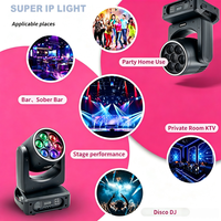 7 pièces de projecteurs de scène LED RGBW 40W 8-58 °   Projecteur mobile Zoom DMX512 Bee Eye pour spectacle disco en direct