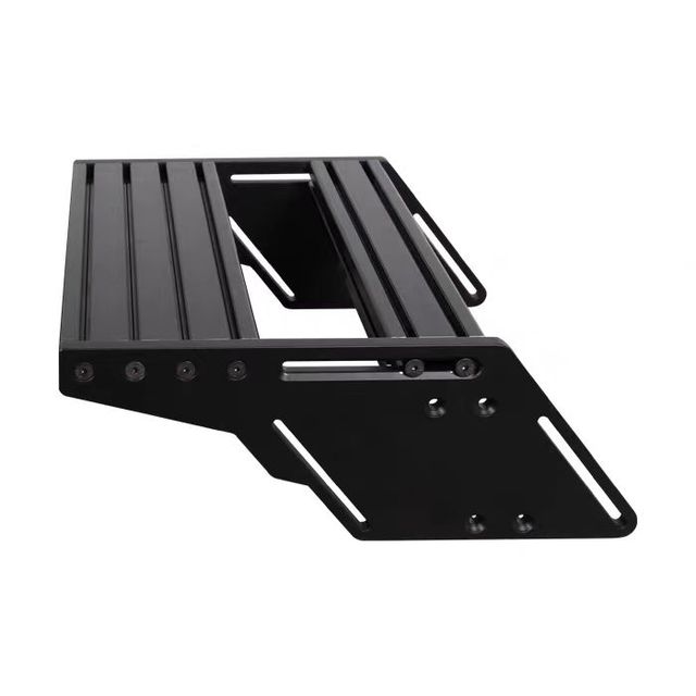 Adjustable Aluminum Profile Pedal Mount Bracket for Sim Racing Cockpit Height Angle Adjustable Pedal Support Accessories