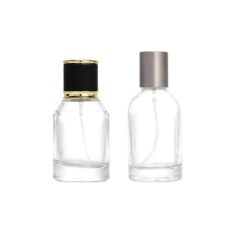 Toptan özel yüksek çakmaktaşı cam parfüm şişesi