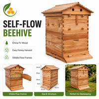 Ruche à miel auto-écoulante en bois, extraction automatique du miel, sans déranger les abeilles, fournitures d'apiculture pour les apiculteurs débutants
