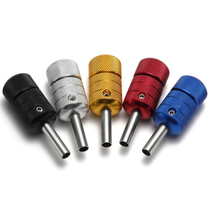 Empuñadura de Cartucho Autoblocante de Aleación de Aluminio 304, <span class=keywords><strong>22</strong></span>/25 mm, Empuñaduras Ligeras para Tatuajes, Empuñadura Antideslizante para Artistas, Empuñadura para Motor - Product Image 1