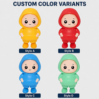 Figura de Acción Personalizada de ABS, Juguete Unisex, Modelo 3D con Rostro Intercambiable, Figura de Vinilo de Dibujos Animados en Caja, Suministro Directo de Fábrica, Caja Misteriosa