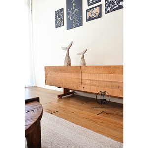 Mueble para <span class=keywords><strong>TV</strong></span> de Madera Reciclada Sólida Estilo Wabi-Sabi Hecho a Mano para Sala de Estar y Hoteles - Muebles Ecológicos y Duraderos - Product Image 4
