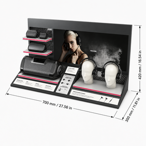 Expositor de acrílico para auriculares inteligentes con Bluetooth, para productos electrónicos en tiendas minoristas modernas y personalizadas, de la fábrica DSP Vietnam. - Product Image 1