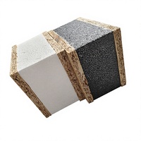 Panneau isolant structurel haute performance, panneau sandwich OSB pour bâtiments commerciaux préfabriqués, villas