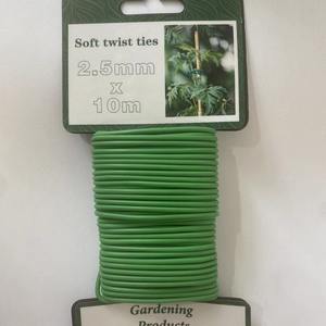 Al por mayor, 10m de Ataduras de Cable para Jardinería, Hilo Verde Flexible y Doblable para Plantas, Alambre de Soporte para Jardín, Reutilizable, de Acero Recubierto de Goma - Product Image 4