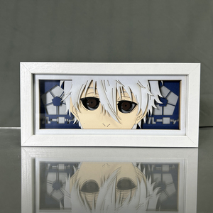 <span class=keywords><strong>Blue</strong></span> <span class=keywords><strong>Lock</strong></span> Seishiro Nagi Anime Light Box Paper Cut Lightbox <span class=keywords><strong>Manga</strong></span> Led Nightlight para niños Dormitorio Decoración Lámpara de mesa - Product Image 2