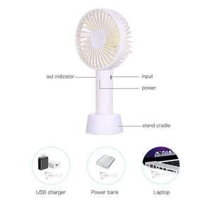 Ventilatore Iconico Compatto USB per Auto e Scrivania con Flusso d'Aria Silenzioso e Potente, Angolo Regolabile, <span class=keywords><strong>Raffreddamento</strong></span> <span class=keywords><strong>Portatile</strong></span> - Product Image 5