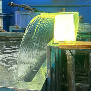 Fontaine de cascade de <span class=keywords><strong>piscine</strong></span> en acrylique éclairé par LED <span class=keywords><strong>Rideau</strong></span> d'eau de <span class=keywords><strong>piscine</strong></span> et étang artificiel élégant - Product Image 6