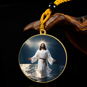 Collar con colgante <span class=keywords><strong>de</strong></span> amuleto religioso con imagen <span class=keywords><strong>de</strong></span> corazón <span class=keywords><strong>de</strong></span> Jesús - Product Image 5