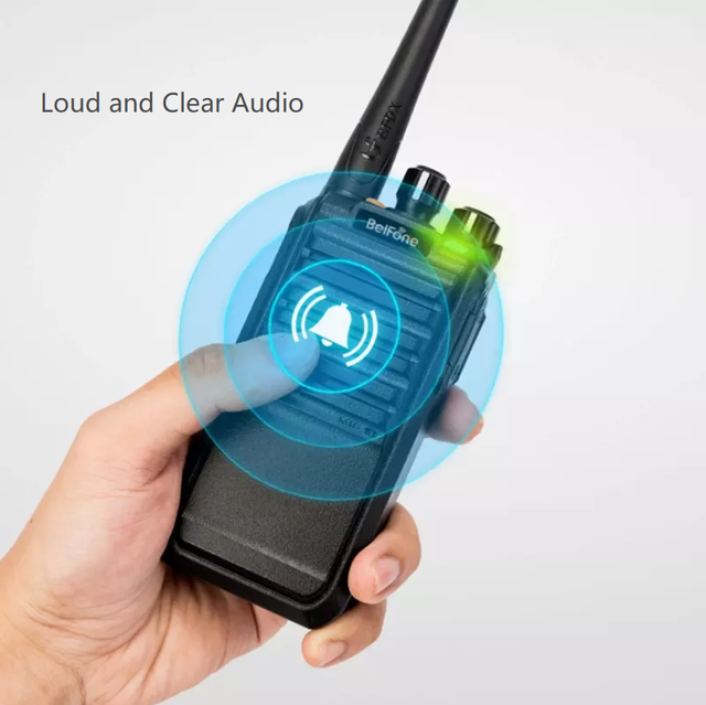 Mil VHF UHF Radio Handheld Transceiver 5W Clear Audio Handheld Transceiver