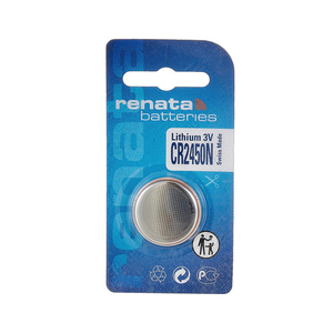 Renata <span class=keywords><strong>CR2450N</strong></span> 3V pour clé de voiture télécommande batterie au lithium - Product Image 1