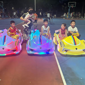 Tema <span class=keywords><strong>de</strong></span> carreras con pilas directo del fabricante 2 asientos luces LED Drifting 360 Spin Music System Bumper Car, Dodgem para FEC - Product Image 2