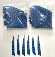 Plumes de dindon naturelles pour flèches de tir à l'arc, barrettes de plumes pour le montage DIY, accessoires pour la chasse et le tir sur cible