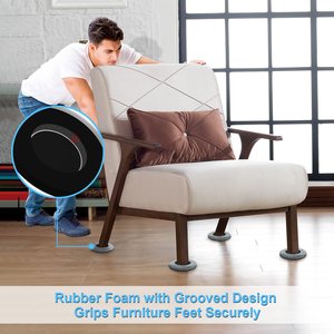 Deslizadores de Plástico Resistentes para Patas de Muebles, 4 Pulgadas, Almohadillas para Mover Muebles sobre Alfombras - Product Image 2