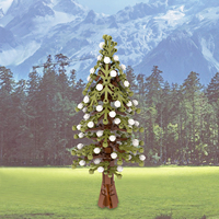 MOC3026 Árbol de Abeto, Planta de Selva, Arbusto Verde, Hoja de Abeto, Ladrillos de Construcción Educativos, Sets de Juguetes para Niños