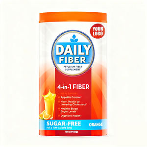 Suplemento de fibra para la salud intestinal con sabor <span class=keywords><strong>a</strong></span> naranja en polvo de psyllium puro Premium para adultos con dietas <span class=keywords><strong>Keto</strong></span>/veganas - Product Image 2